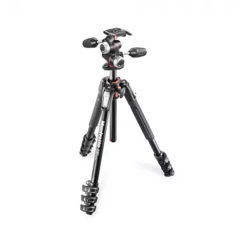 Manfrotto 190XPRO4 Stativ mit X-Pro 3-Wege-Neiger