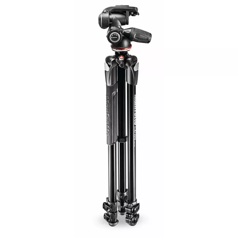 Manfrotto 290 Serie MK290XTA3-3W Stativ mit 3-Wege-Neiger (Schwarz)