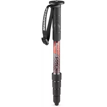 Manfrotto Element MII Aluminium-Einbeinstativ, Rot (MMELMIIA5RD)