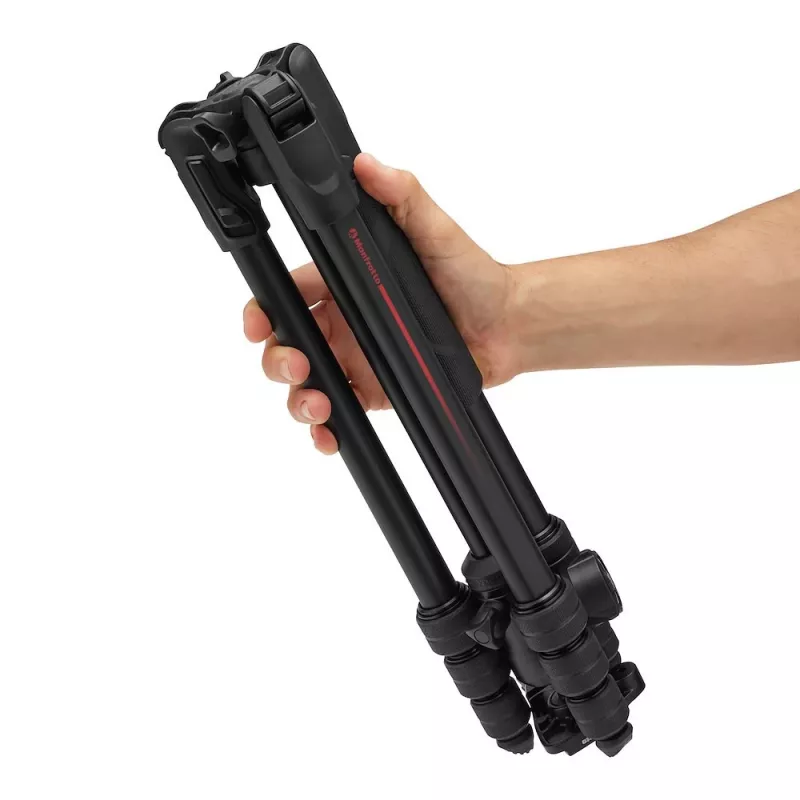 Manfrotto BEFREE Advanced Twist AS Stativ-Kit mit Kugelkopf (Aluminium, Grau)