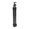 Manfrotto 190X Aluminium-Stativ mit 496RC2 Kugelkopf (Schwarz)