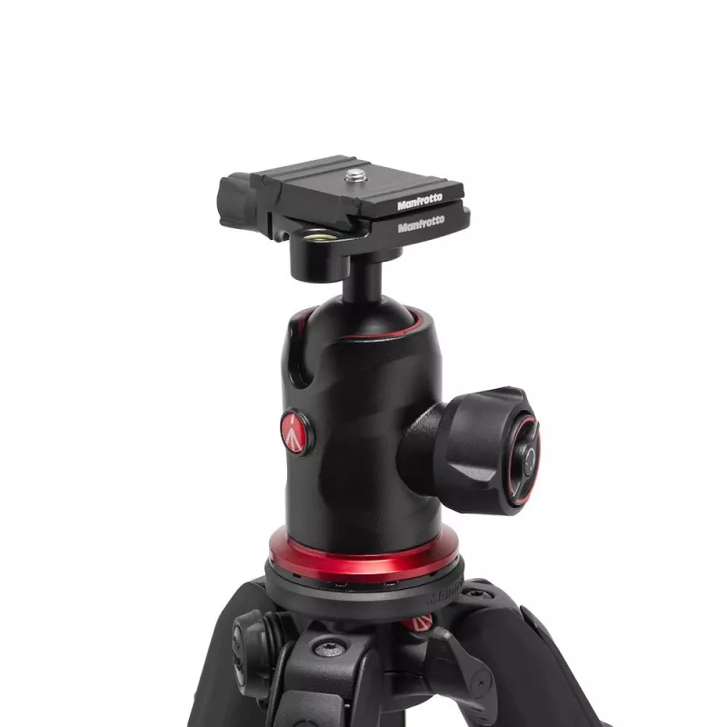 Manfrotto 190X Aluminium-Stativ mit 496RC2 Kugelkopf (Schwarz)