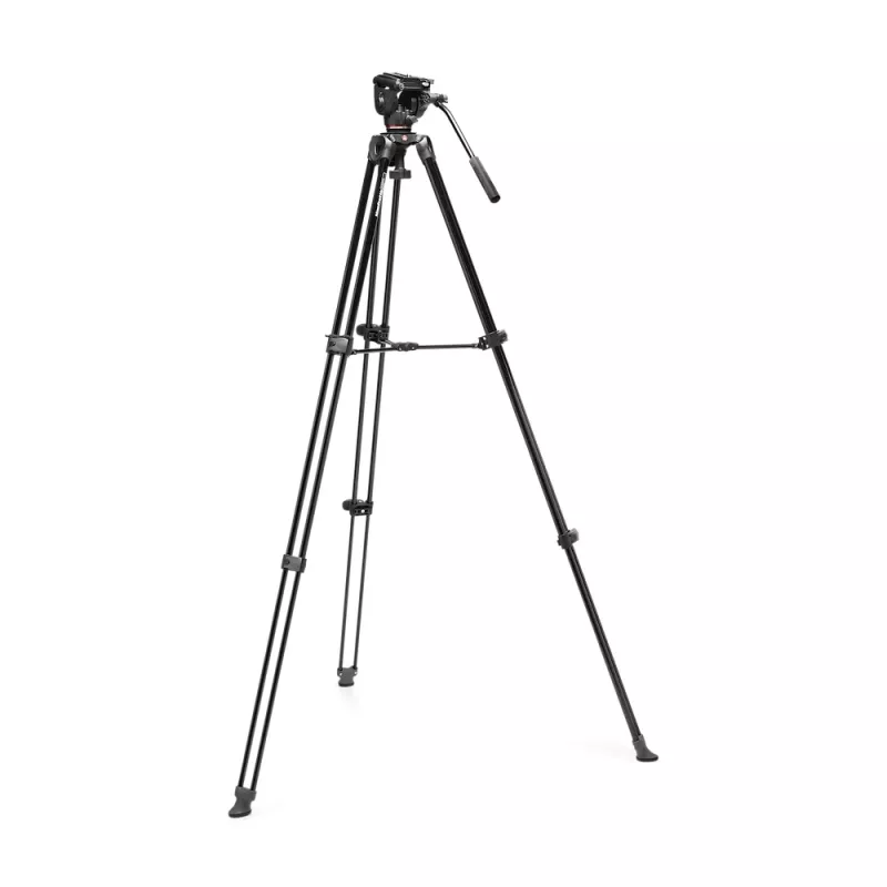 Manfrotto MVT502AM Video-Stativ-Set mit 500X Flüssigkopf