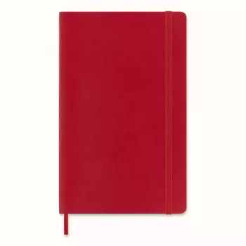 Moleskine Monochromatic Notizbuch Large Rot Softcover liniert 192 Seiten 13x21 cm