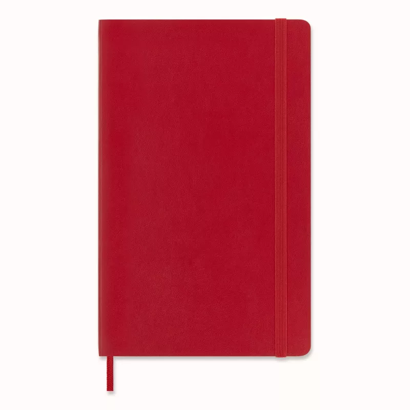 Moleskine Monochromatic Notizbuch Large Rot Softcover liniert 192 Seiten 13x21 cm