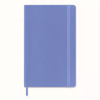 Moleskine Classic Notizbuch Large A5 liniert Hortensienblau flexibler Einband