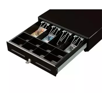 Custom Group Custom Electronic Cash Drawer - 6 V - Schwarz