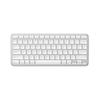 Satechi Slim EX1 Bluetooth-Tastatur für drei Geräte mit Mac/Windows-Modusumschaltung (Silber)