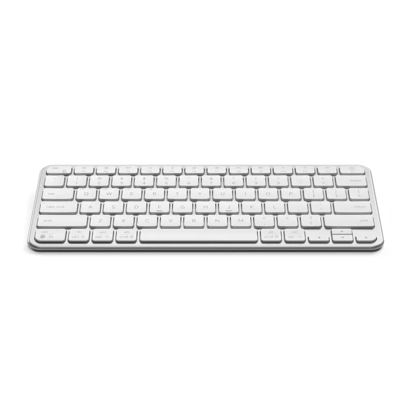 Satechi Slim EX1 Bluetooth-Tastatur für drei Geräte mit Mac/Windows-Modusumschaltung (Silber)
