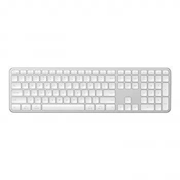 Satechi Slim EX3 Wireless Bluetooth Keyboard für drei Geräte mit Mac/Windows-Modus-Umschalter (Space Gray)
