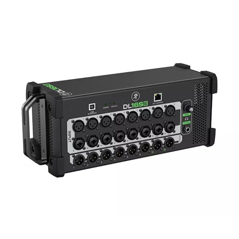 MACKIE DL16SE 16-Kanal Digital-Rack-Mixer mit Onyx+ Vorverstärkern und Wi-Fi-Steuerung