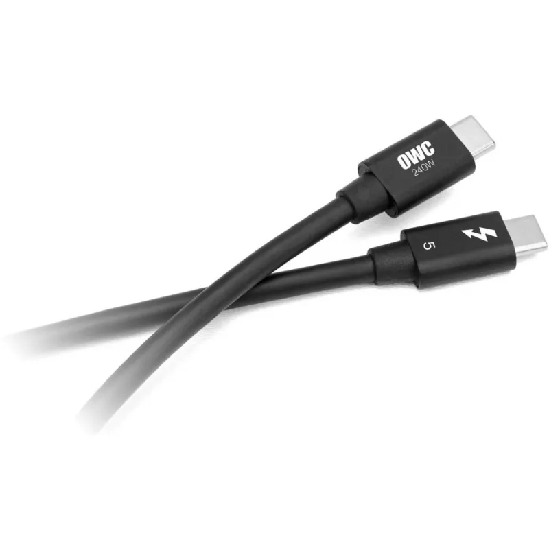 OWC 0,8 Meter Thunderbolt 5 / USB-C Kabel