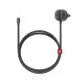 Twelve South PowerCord EU 30W USB-C Wandladegerät mit 1,2 m geflochtenem Kabel (Schiefergrau)
