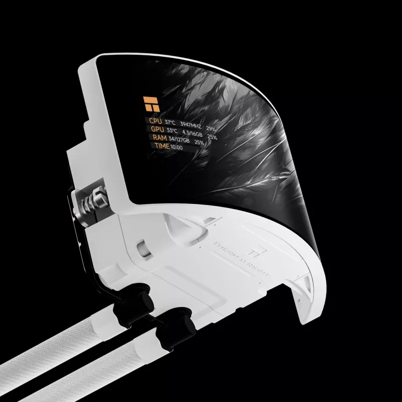 Thermalright Rainbow Vision 360 Turbo ARGB White 360mm All-in-One Flüssigkeits-CPU-Kühler