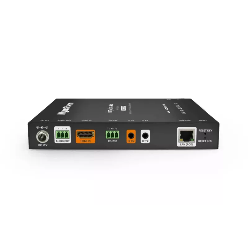 Wyrestorm NHD-120-TX AV over IP Encoder / Transmitter, 1 Kanal, 4K UHD, H.264, H.265, AAC, LPCM, PoE