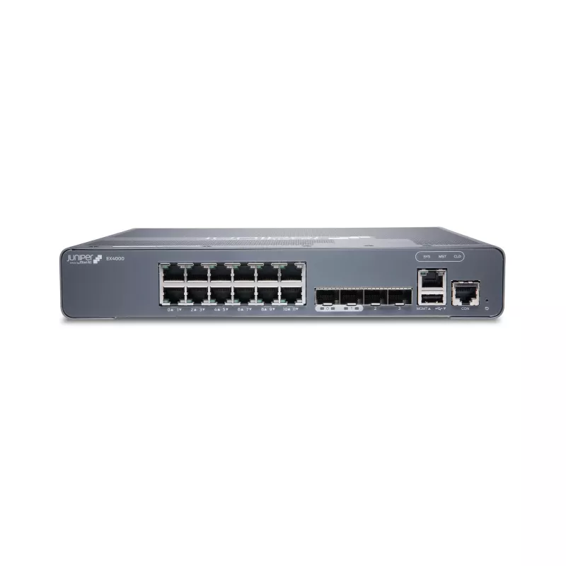 Juniper EX Series EX4000-12T Switch - L3 Managed - 12 Ports Gigabit PoE+