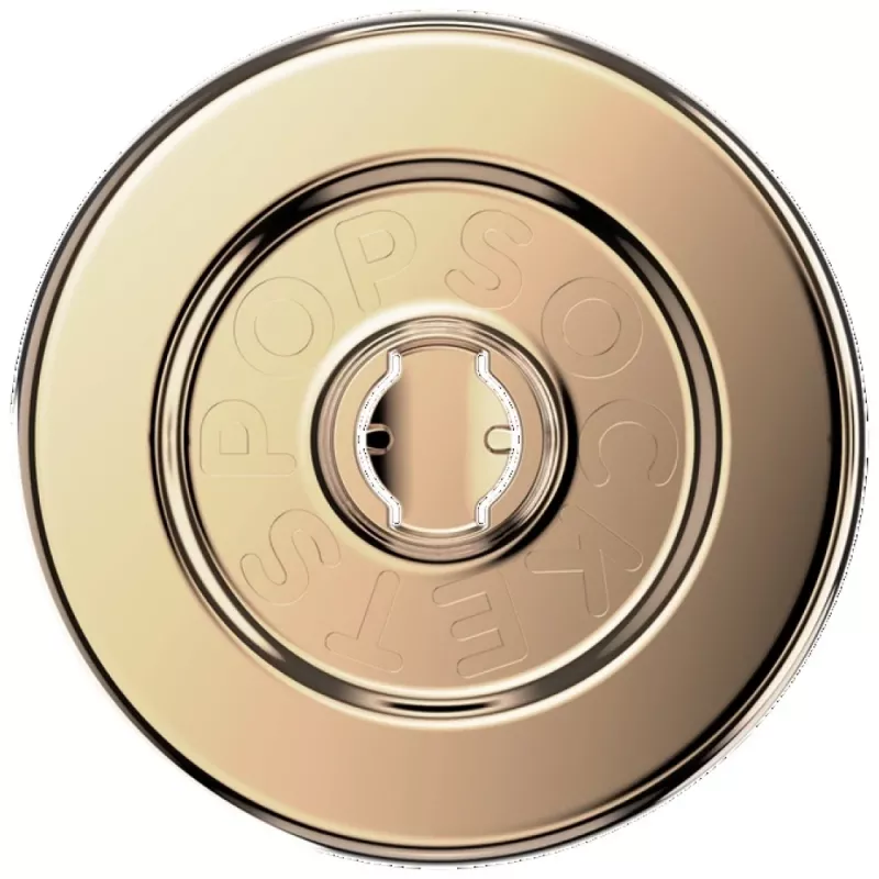 Popsockets Round Radial Gold Aluminum MagSafe Phone Grip & Stand Gold 807259