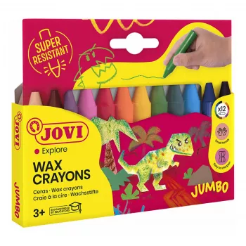 Jovi Wachsmalstifte Jumbo Assorted 12er Pack
