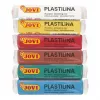 JOVI Plastilina Modelliermasse gemischte 6 Farben je 15g insgesamt 90g