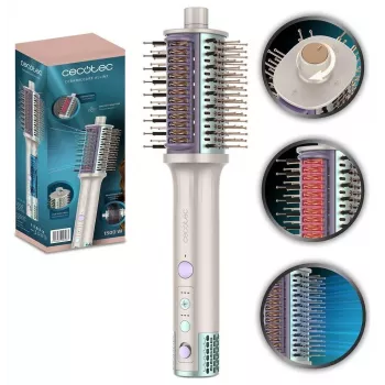 Cecotec CeramicCare Allin1 Warmluftbürste, 1500 W, 4-in-1: Föhn, Styler, Luftbürste und Glättbürste