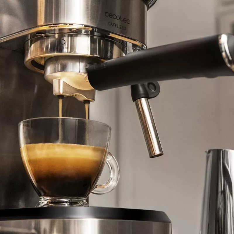 Cecotec Cafelizzia 790 Steel Semi-Automatische Espressomaschine, 20 bar, 1350 W, Edelstahl