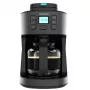 Cecotec Coffee 66 Grind & Drop Filterkaffeemaschine mit konischem Mahlwerk, 1,2 l, 900 W, Schwarz