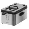 Cecotec CleanFry Infinity 3000 Full Inox Fritteuse, 3L Ölkapazität, 1kg Lebensmittelkapazität, 2400W, Edelstahl