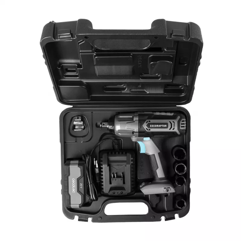 Cecotec Cecoraptor Perfect Impact 4020 Ultra Akku-Schlagschrauber 20V 4.0Ah 2 Akkus
