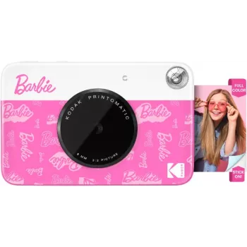KODAK Printomatic Barbie Edition Instant Digitalkamera 5MP + 5 Blatt ZINK Fotopapier Pink