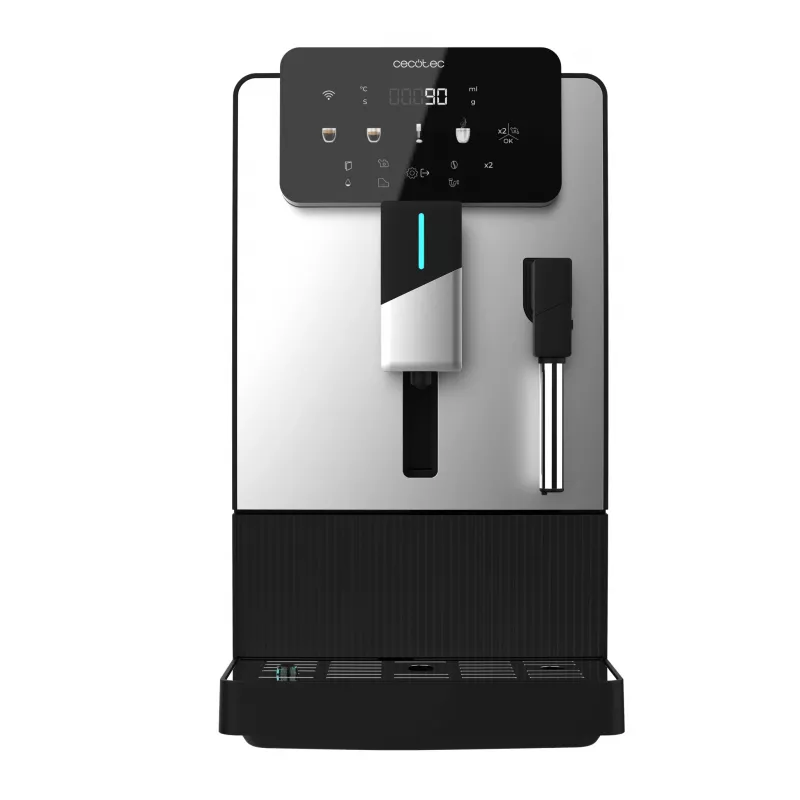 Cecotec Cremmaet Steam Semi-Automatische Espressomaschine, 20 Bar, 1100 W, 1,5 L, Schwarz/Silber