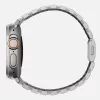 NOMAD Titanium Band V3 - Natural Titanium Brushed Metal Bracelet for Apple Watch 46mm/49mm