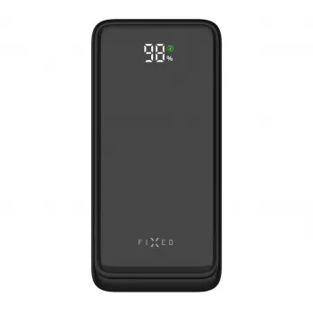 Fixed Zen2 20 Powerbank, 20000 mAh, PD 20 W, LCD-Display, Schwarz
