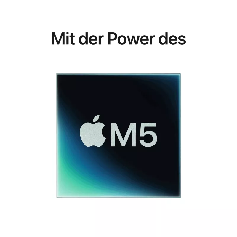 Apple MacBook Pro 14 M5 Silber, M5 10-Core CPU, 10-Core GPU, 24 GB RAM, 1 TB SSD, deutsches Tastaturlayout, Nano-Texture Glas (Z1KN_5_DE_CTO)