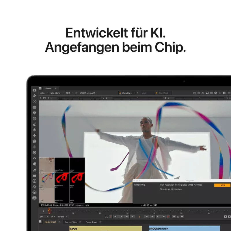 Apple MacBook Pro 16 Zoll M5 Silber / M5 Pro 18-Core CPU, 20-Core GPU / 64GB RAM / 1TB SSD / Deutsche Tastatur