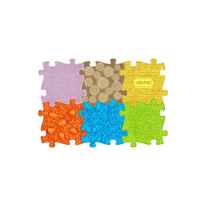 Sensorische orthopädische Puzzlematte 6-in-1 Medium 6 Teile Muffik MFK-023-01