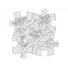 Muffik Orthopädische Sensorikmatte Set 6-in-1 Medium 6 Puzzle-Teile Sensorikmatte MFK-109