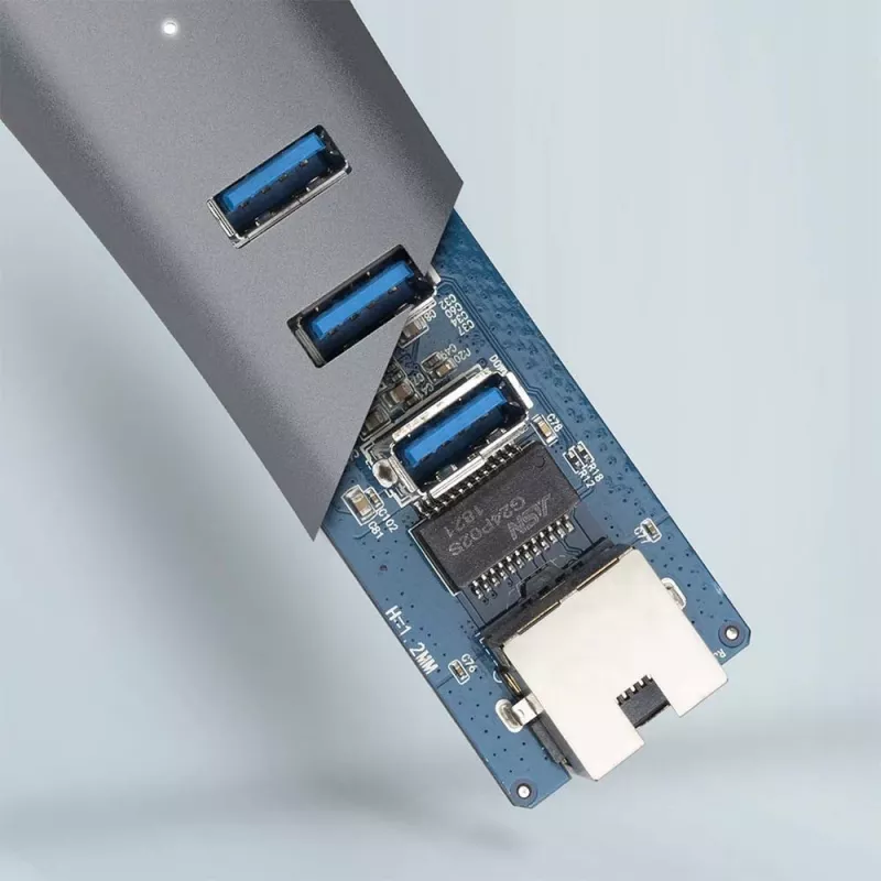 AXAGON HMA-GL3AP Multiport Hub USB 3.0 Typ A Gbit LAN 3x USB-A
