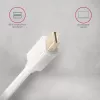 AXAGON Mini DisplayPort auf HDMI Adapterkabel 4K/30 Hz 1,8 m Weiß