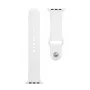Taktisches Apple Silikon Armband für Watch 1/2/3/4/5/6/7/SE 42/44/45mm Weiß