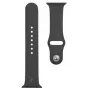 Taktisches Silikonarmband für Watch 1/2/3/4/5/6/7/SE 38/40/41mm Schwarz