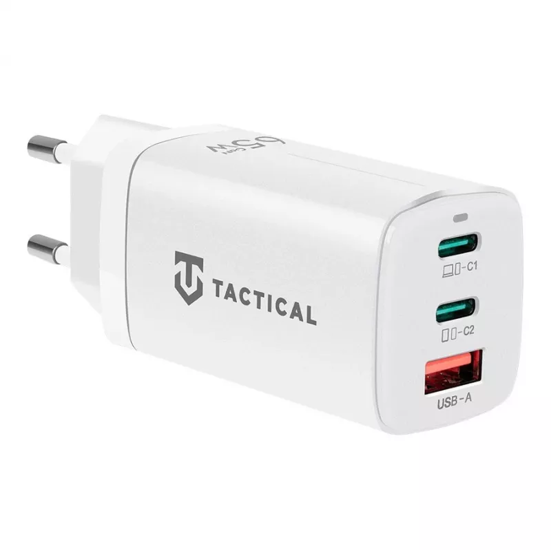 Tactical Adapter FlashBang GaN White 65W USB-C Charger