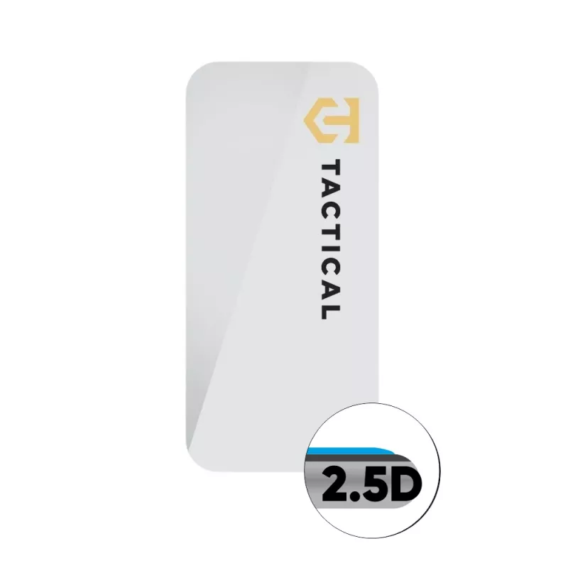 Tactical Glass Shield 2.5D für iPhone 15 Pro Clear