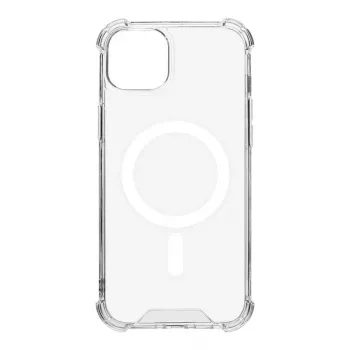 Tactical Back Cover MagForce Plyo für iPhone 15 Plus Transparent