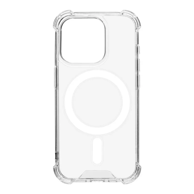 Tactical Back Cover MagForce Plyo für iPhone 15 Pro, Transparent