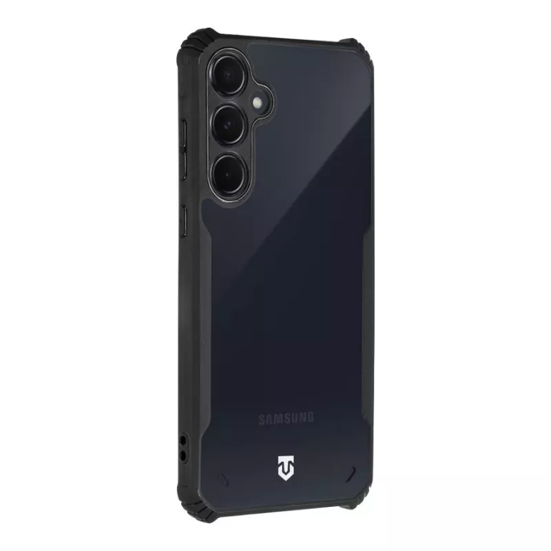 Tactical Back Cover Quantum Stealth Galaxy A35 5G Transparent/Schwarz