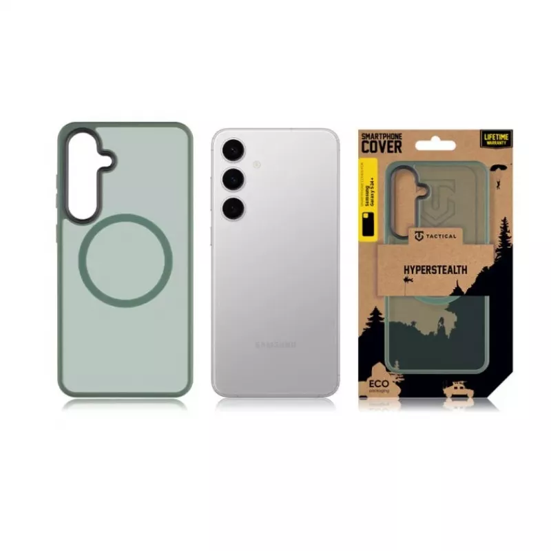 Taktische Rückseitenabdeckung MagForce Hyperstealth Galaxy S24+ Waldgrün