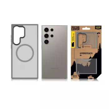 Taktische Rückseitenabdeckung MagForce Hyperstealth für Samsung Galaxy S24 Ultra, Hellgrau