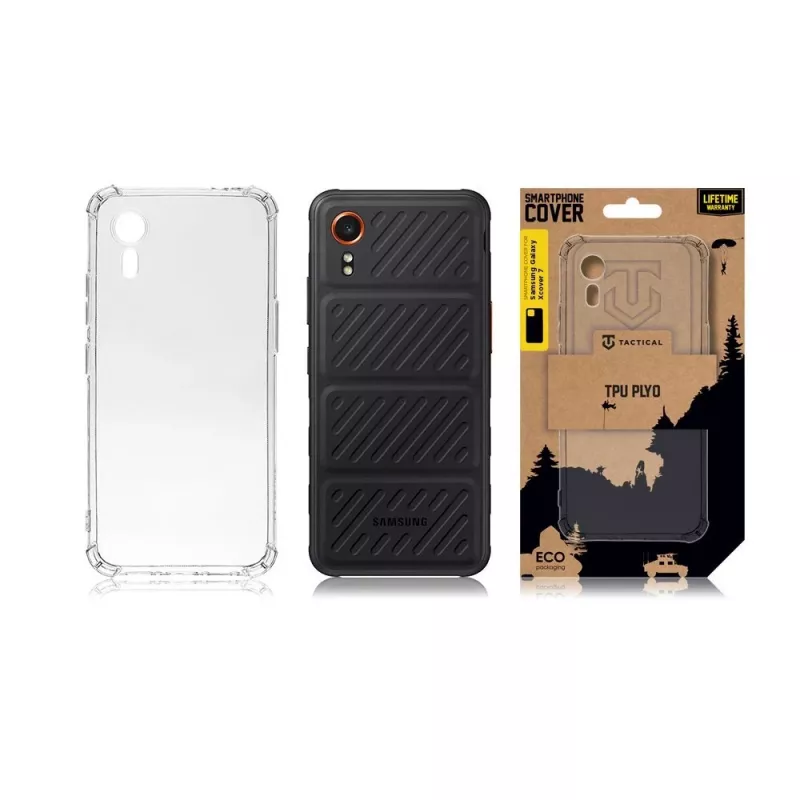 Tactical Back Cover TPU Plyo für Samsung Galaxy XCover 7 Transparent