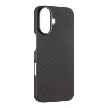Tactical Back Cover MagForce Aramid für iPhone 16 Schwarz