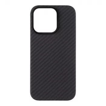 Tactical Back Cover MagForce Aramid für iPhone 16 Pro Schwarz